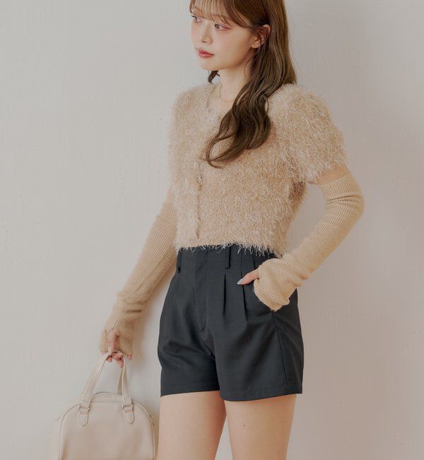  「フロントタックショートパンツ」|チノ|