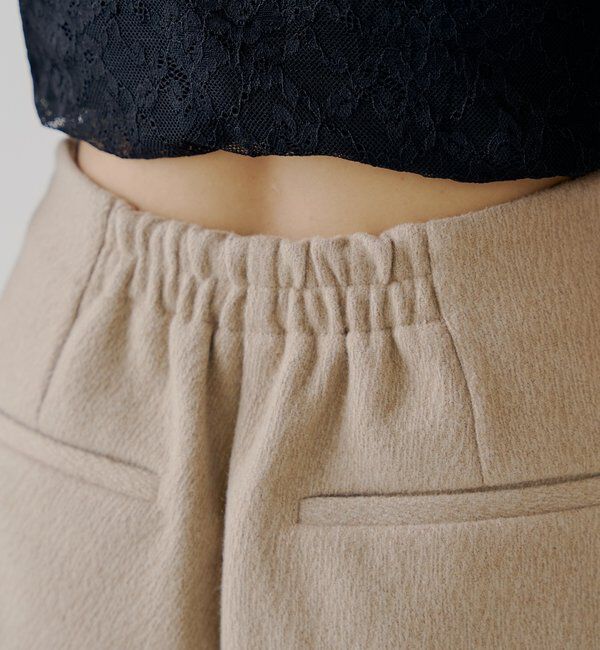  「【2サイズ展開あり】ブローチ付きコンパクトショートパンツ」|チノ|