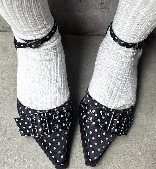  「【HiNT】ベルトストラップミュールパンプス」|パンプス|