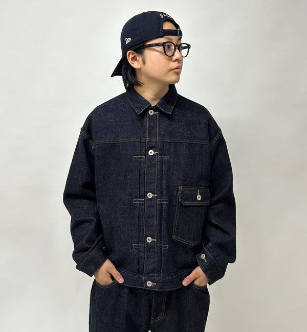  「【Sourcream/サワークリーム】リジッドデニムジャケット 」|デニムジャケット|