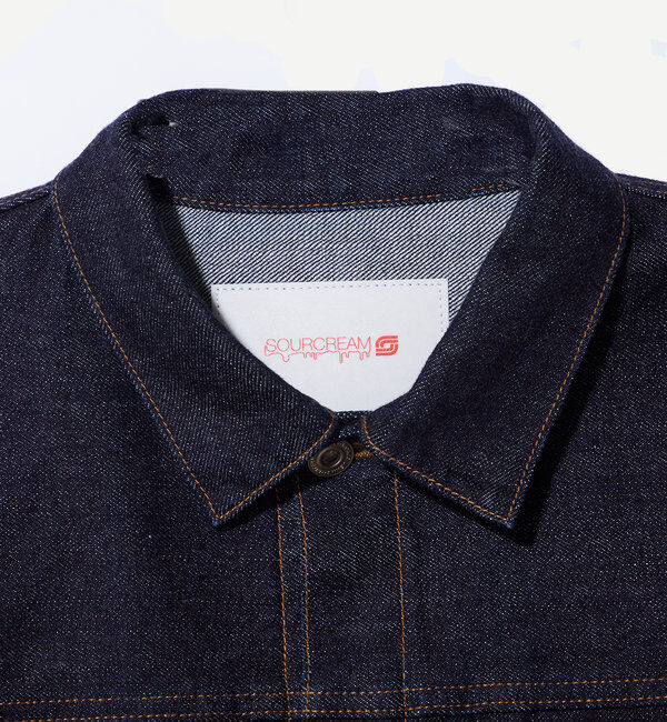  「【Sourcream/サワークリーム】リジッドデニムジャケット 」|デニムジャケット|