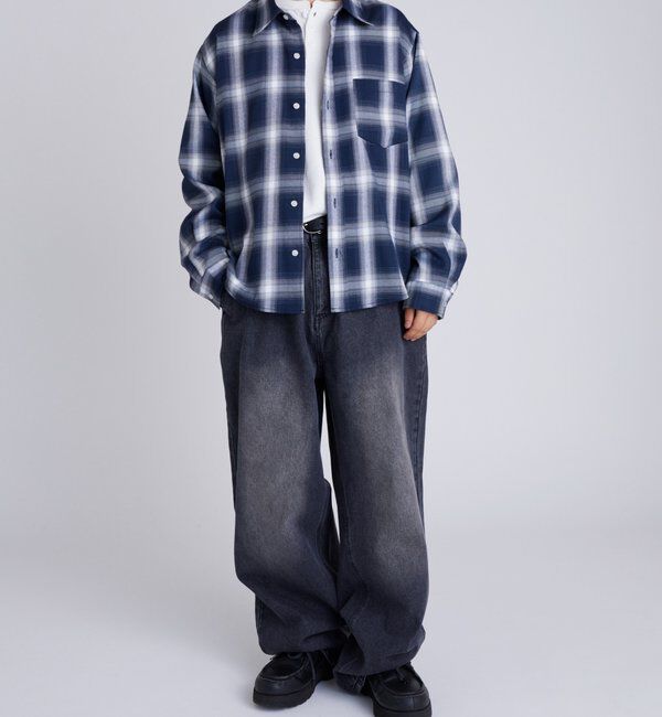  「KOOKYNオンブレチェックシャツ」|シャツ・ブラウス|