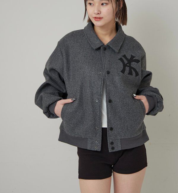  「【KOOKY'N】KYステンカラースタジャン」|ブルゾン・スタジャン|