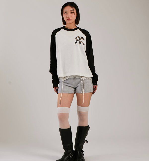  「【UNISEX】KOOKY'N KYスタースタッズラグランロンTEE」|Tシャツ・カットソー|