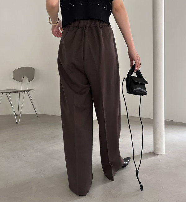  「【累計2万本突破！】【低身長・高身長サイズあり】2タックワイドパンツ」|チノ|