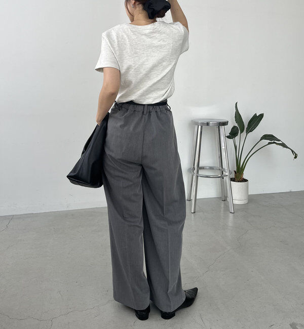  「【累計2万本突破！】【低身長・高身長サイズあり】2タックワイドパンツ」|チノ|