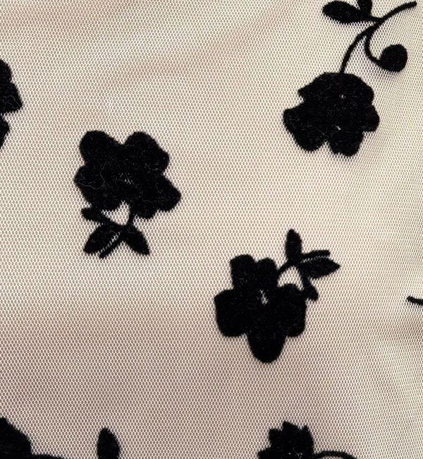  「【オケージョン/サイズ展開あり】フロッキーパフワンピース」|ワンピース|