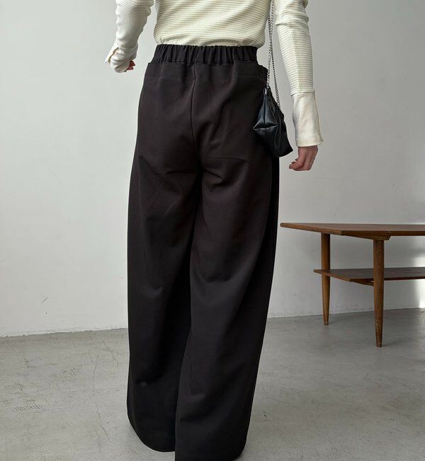  「【低身長サイズあり】ギャザーフリルパンツ」|チノ|