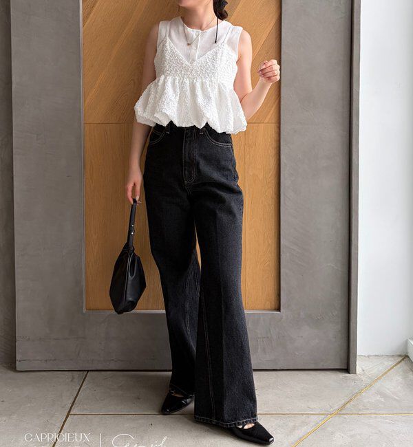  「【LE'MAGE&times;gemeilコラボ】バブルバルーンキャミ」|シャツ・ブラウス|