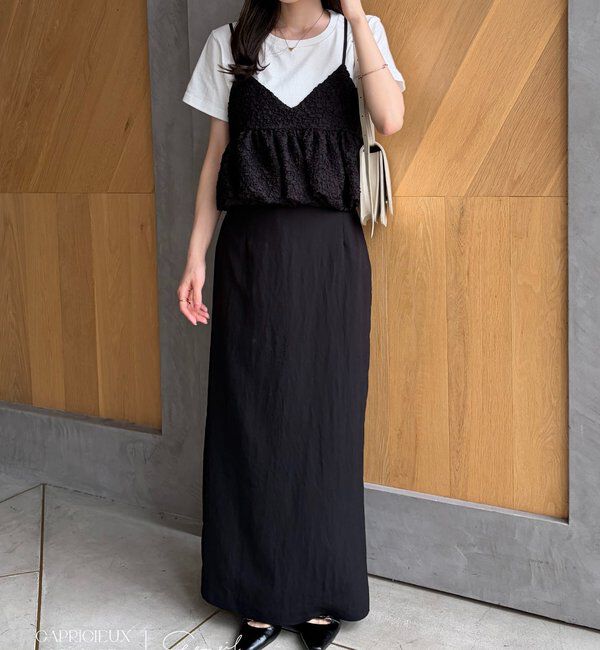  「【LE'MAGE&times;gemeilコラボ】バブルバルーンキャミ」|シャツ・ブラウス|