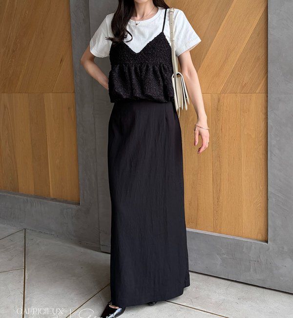  「【LE'MAGE&times;gemeilコラボ】バブルバルーンキャミ」|シャツ・ブラウス|