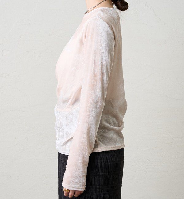  「シアーベロアトップス」|Tシャツ・カットソー|