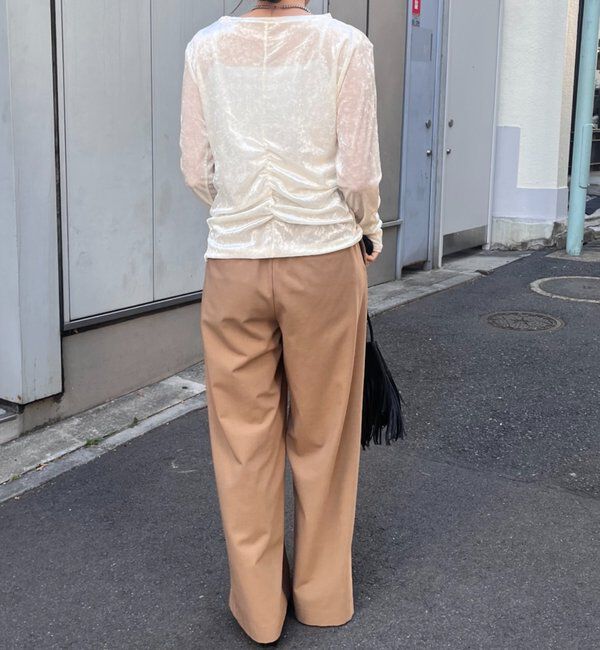  「シアーベロアトップス」|Tシャツ・カットソー|