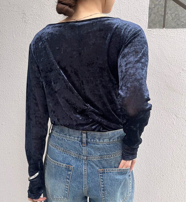  「シアーベロアトップス」|Tシャツ・カットソー|