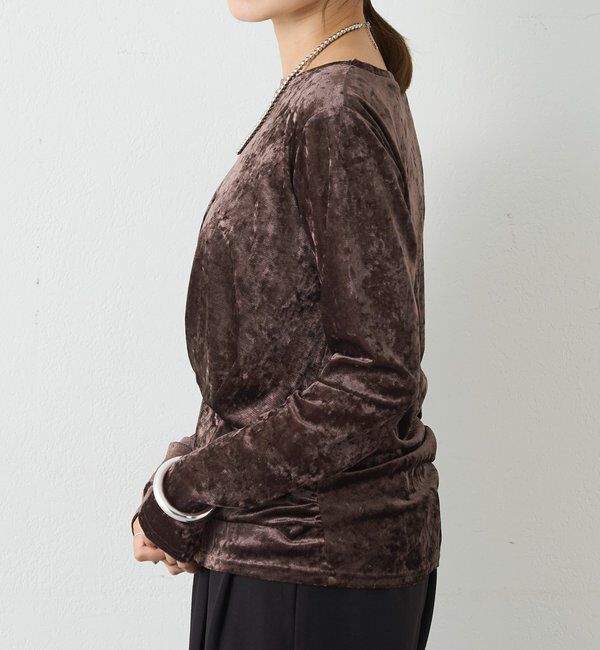 「シアーベロアトップス」|Tシャツ・カットソー|