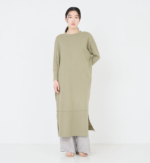 collex「【轟木節子さん&times;BIWACOTTON&times;collex】BIWACOTTON Tドレ」|ワンピース|グリーン系その他1
