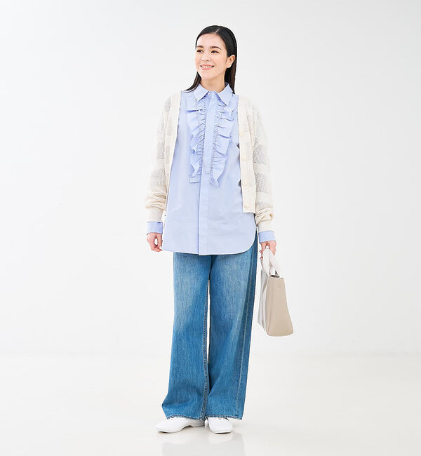 collex「フロントフリルシャツ」|シャツ・ブラウス|