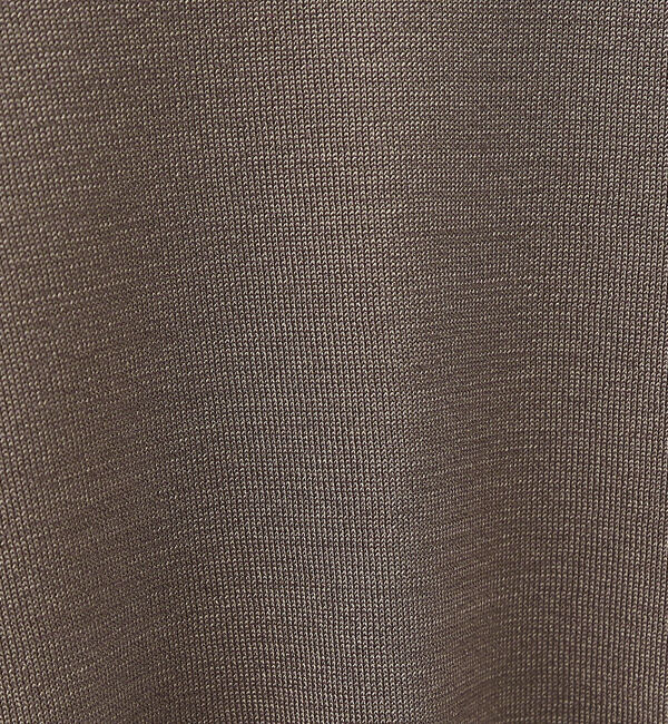 ABAHOUSE「【シルクブレンド】袖リブ配色 クルーネック ニット」|ニット・セーター|