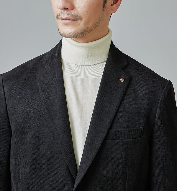 ABAHOUSE「【セットアップ対応/FLEX JACKET】ネオスウェード ツイル ジャケット」|テーラードジャケット|