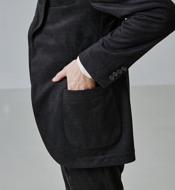 ABAHOUSE「【セットアップ対応/FLEX JACKET】ネオスウェード ツイル ジャケット」|テーラードジャケット|