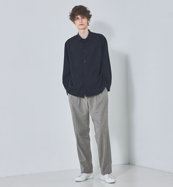 ABAHOUSE「【玉虫シャンブレー】オーバーサイズ シャツアウター」|シャツ・ブラウス|