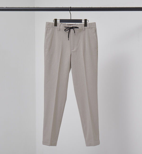 ABAHOUSE「【セットアップ対応】ヘリンボーン ニット スラックス」|スラックス|グレージュ