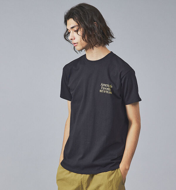 ABAHOUSE「【FRUIT OF THE LOOM】フロント＆バックプリント クルーネック シ」|Tシャツ・カットソー|