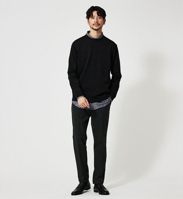 ABAHOUSE「【尾州】ダブルピーチ ノータック イージーパンツ」|その他|