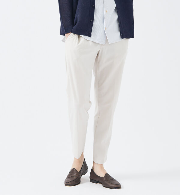 ABAHOUSE「【マルチストレッチ】Tricot Twill BODYCOOLR EX イージー」|スラックス|ベージュ