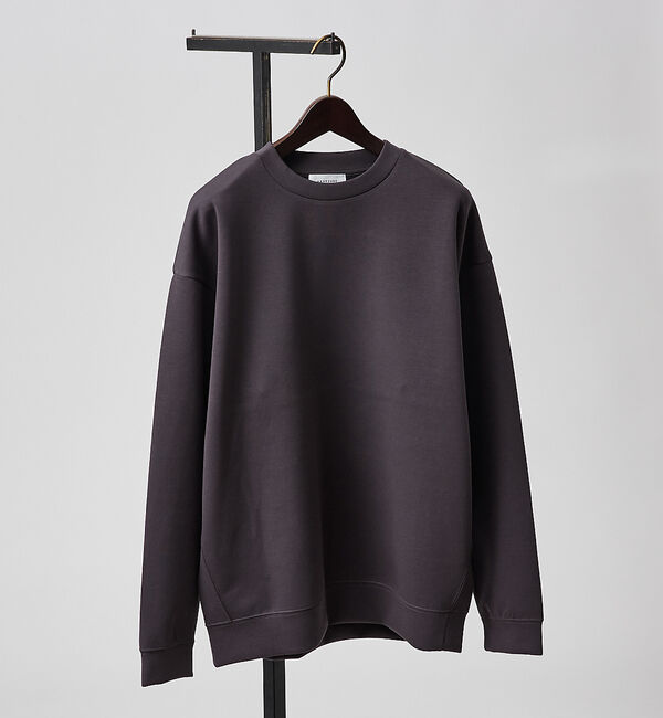 ABAHOUSE「【シャツディテール】ダンボール スウェット / オーバーサイズ」|スウェット・ジャージ|チャコールグレー