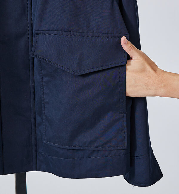 ABAHOUSE「【撥水】パウダーピーチ ウェザーブルゾン/ A-2型」|ブルゾン・スタジャン|