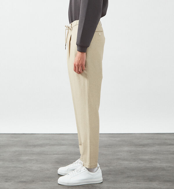 ABAHOUSE「【360&deg;ストレッチ】MIXツイル イージーパンツ/ テーパード スラックス」|その他|