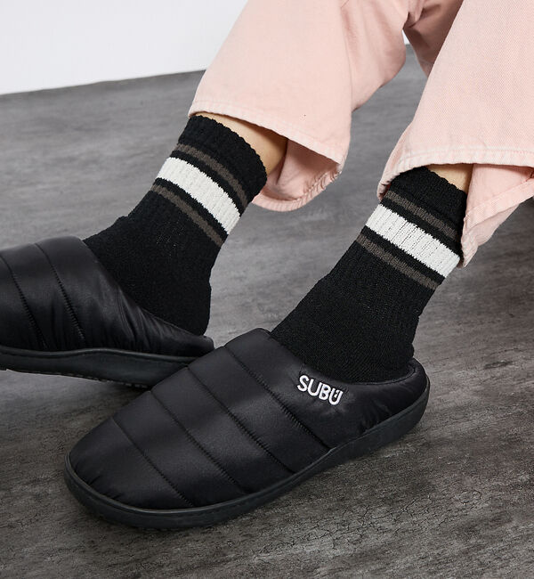 ABAHOUSE「【YUQRI/ユクリ】Puffy/靴下/消臭/ユニセックス【WEB限定】」|ソックス|ブラック