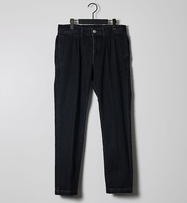 ABAHOUSE「【RED CARD TOKYO】Slack / デニムスラックス」|デニム|バイオレット