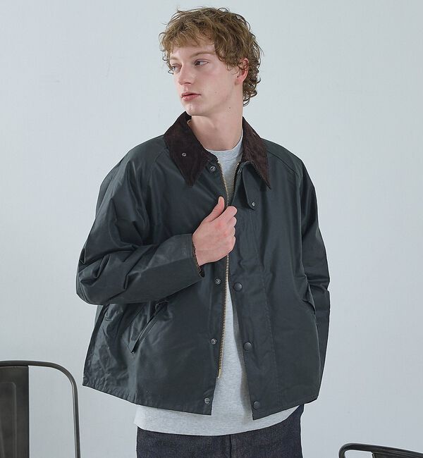 ABAHOUSE「【Barbour / バブアー】OS TRANSPORT / トランスポート ワ」|ブルゾン・スタジャン|セージグリーン