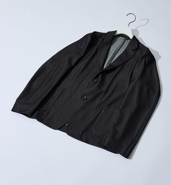 ABAHOUSE「【セットアップ対応】デニムライクツイル シングルジャケット」|テーラードジャケット|