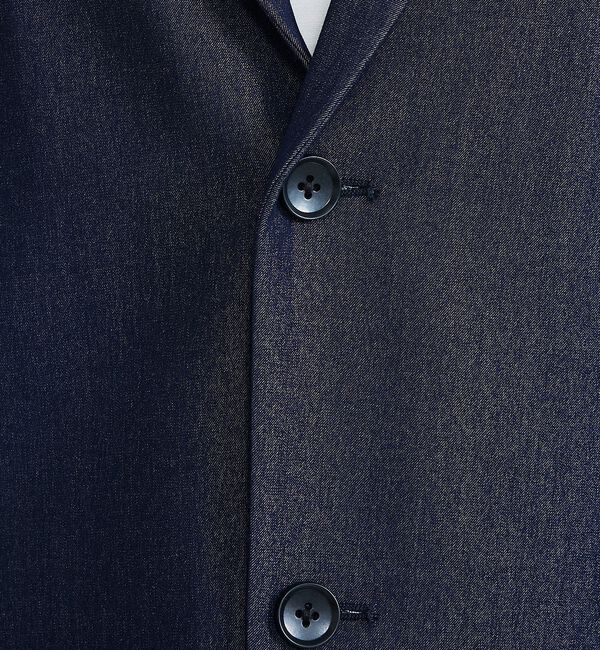 ABAHOUSE「【セットアップ対応】デニムライクツイル シングルジャケット」|テーラードジャケット|