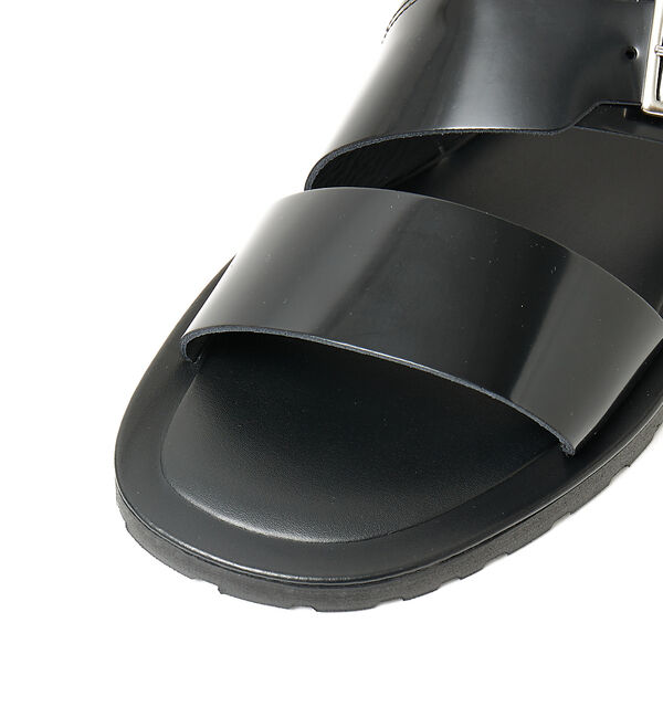 alfredoBANNISTER「バックル ストラップ レザーサンダル」|サンダル|