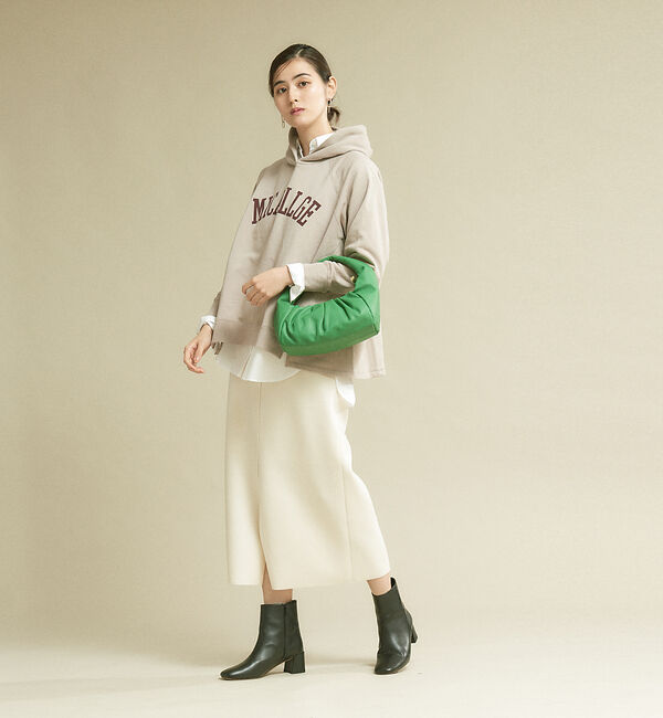 Rouge vif「フェイクメルトンジャージータイトスカート」|スカート|