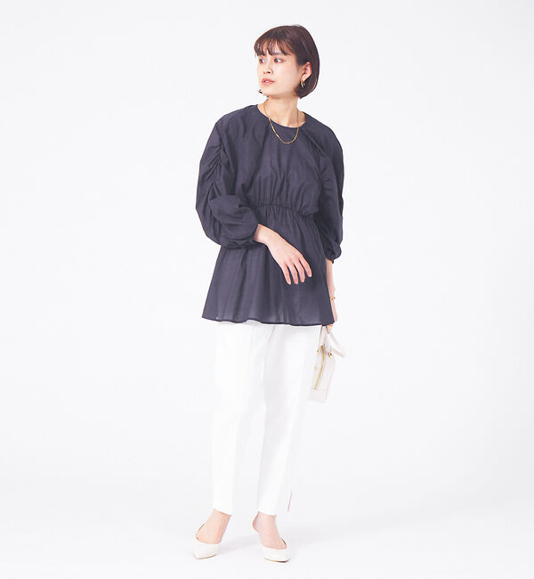 Rouge vif「コーマローンワッシャーブラウス」|シャツ・ブラウス|