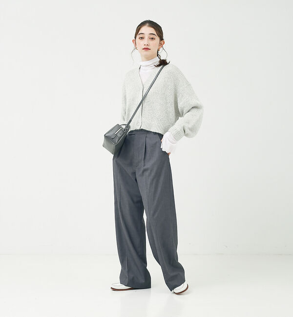 Rouge vif「ラメ&times;モヘアニット カーディガン」|カーディガン|