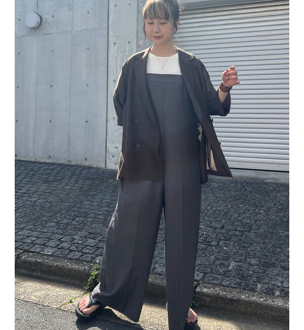 Rouge vif「ボイルエアリーシアーシャツジャケット」|テーラードジャケット|