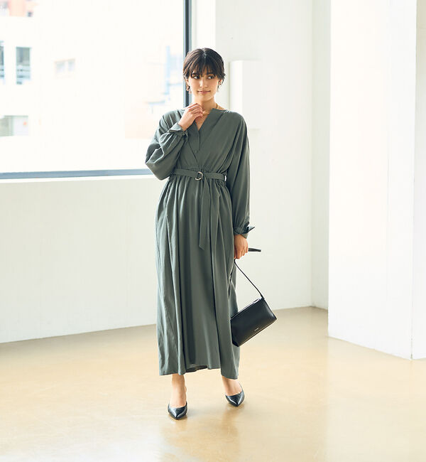 Rouge vif「MANTECOウエストマークワンピース」|ワンピース|