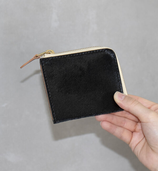 Rouge vif「【MASTER & CO】ヘアカーフカードケース / コインケース / 本革 /」|財布|ブラック