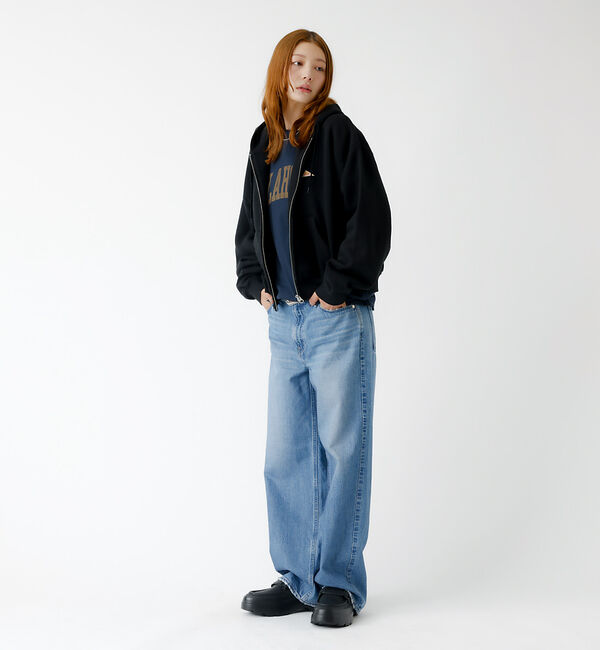 Rouge vif「【KELTY/ケルティ】ミニロゴクロップドジップパーカー / フーディ」|パーカー|