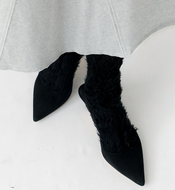 Rouge vif「【YUQRI/ユクリ】Faux fur/靴下/ファー/もこもこ/ギフト【WEB限」|ソックス|