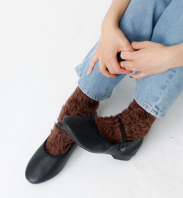 Rouge vif「【YUQRI/ユクリ】Faux fur/靴下/ファー/もこもこ/ギフト【WEB限」|ソックス|