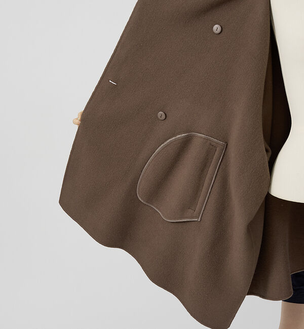 Rouge vif「【2サイズ展開】ウール混変形リバーコート」|その他|