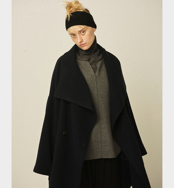 Rouge vif「【2サイズ展開】ウール混変形リバーコート」|その他|