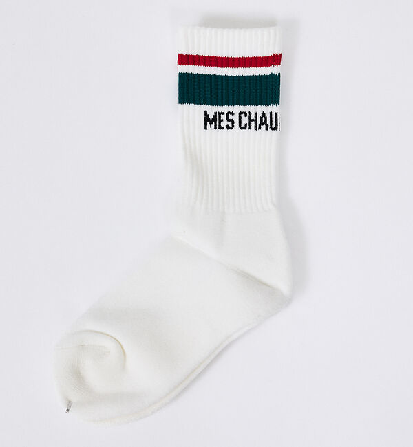 Rouge vif「【MES CHAUSSETTES/メ・ショセット】Line Logoソックス/靴」|ソックス|